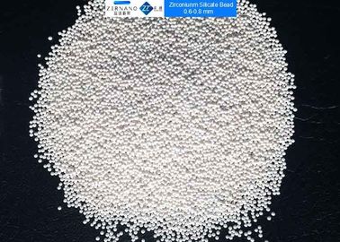 Hạt cứng silicat 0,6 - 0,8 Mm cho sắc tố / thuốc nhuộm Độ lỏng tốt