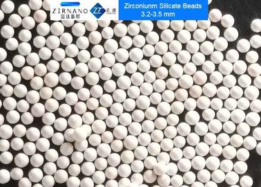 2.2 - 2.5mm 65 viên bi oxit zirconium, phương tiện phay Zirconia 0,6 - 0,8mm