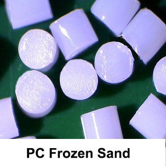 Xả lạnh Polycarbonate PC đông lạnh Cát cho thiết bị điện tử &amp; khử cặn Diecast