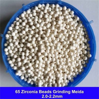 65 Phương tiện mài Zirconia Hạt Zirconium Silicate 1.8-2.0mm 2.0-2.2mm để phủ &amp; sơn