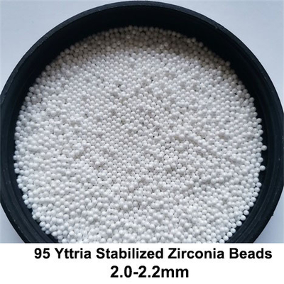 95 Yttrium Hạt Zirconia ổn định Hạt mài Phương tiện cho vật liệu có độ nhớt cao &amp; độ cứng cao