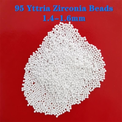 95 Yttria Ceramic mài Balls Media Stabilized Zirconia 1.2 - 1.4mm