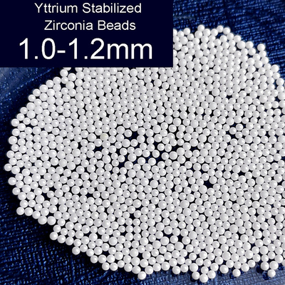Yttrium Hạt Zirconia ổn định Phương tiện 1.2mm để kết dính Thuốc trừ sâu Mài