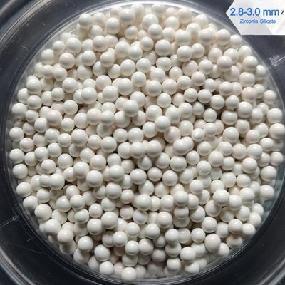 Thuốc trừ sâu Phân tán Máy nghiền cát ngang Phương tiện nghiền thiêu kết silicat zirconium