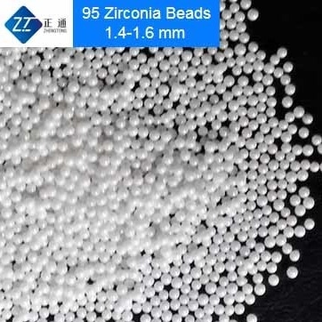 95 viên bi oxit zirconi gốm, hạt ôxit zirconium trắng 0,1 - 0,2mm
