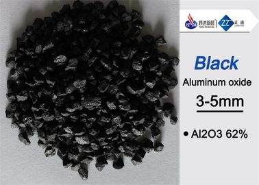 0 - 1mm / 5 - 8 mm Alumina đen công nghiệp Al2O3 62% tối thiểu.  Mặt đường chống trượt