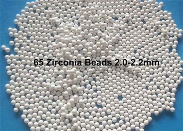 Hạt mài thẳng đứng Hạt zirconium Silicate 1.6 - 1.8mm / 2.0 - 2.2mm 65 Hạt Zirconia