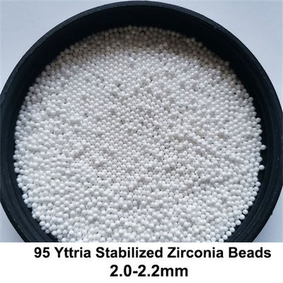 Phương tiện mài Zirconia 2 mm 95 Phương tiện mài gốm cho vật liệu pin lithium