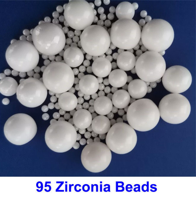 95 Yttrium Phương tiện mài Zirconia ổn định 1,8-2,0mm cho sơn, phân tán mực
