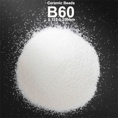 700HV Ceramic Blasting Media Zirconia Beads B20 B40 B60 For Steel Pipe Surface Cleaning