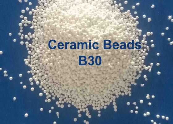 Zero Ferrous Contamination B20-B505 Ceramic Beads Blasting Media  , B40 / B120 / B205 Abrasive Bead Blasting Ball