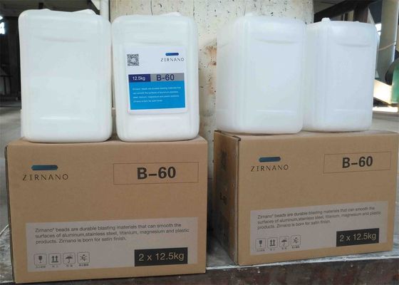 Glass Molds Cleaning Ceramic Blasting Media Zirconium Silicate Beads B60 0.125 - 0.250mm