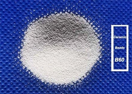 Round Solid Ceramic Bead Blasting Media For Metal Surface Finish