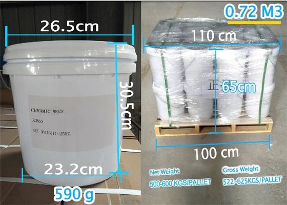 700HV Ceramic Blasting Media Zirconia Beads B20 B40 B60 For Steel Pipe Surface Cleaning