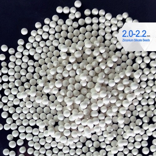 Vật liệu mài Zirconia 0,6mm -10mm Hạt silicat silicat cho lớp phủ / sơn / mực