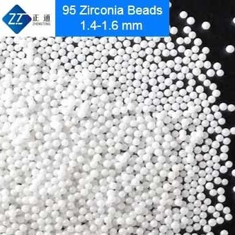 95 Yttrium ổn định Zirconia Beads 1,6-1,8mm Trình nghiền để đánh bóng hoặc trang trí đồ trang sức