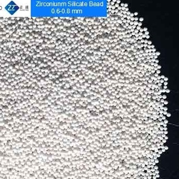 Hạt cứng silicat 0,6 - 0,8 Mm cho sắc tố / thuốc nhuộm Độ lỏng tốt