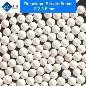 2.2 - 2.5mm 65 viên bi oxit zirconium, phương tiện phay Zirconia 0,6 - 0,8mm