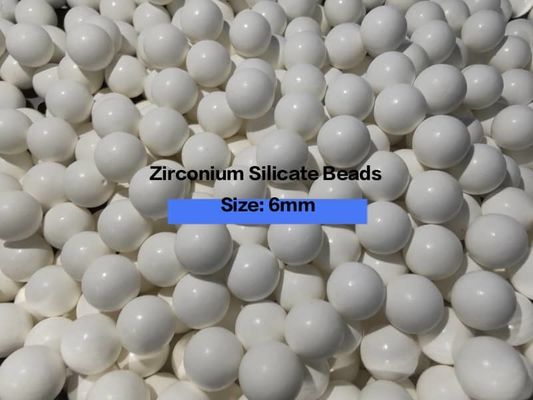 Phương tiện xay Zirconia 94,8% ZrO2 5,2% Y2O3 Trọng lượng nghiền > 1500N 3 W/mK Chất dẫn nhiệt
