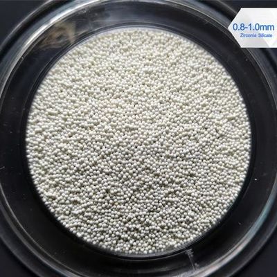 Hạt thiêu kết zirconium Silicate Hạt ZrO2 65% Độ tinh khiết Mật độ khối 4.0 G / Cm3