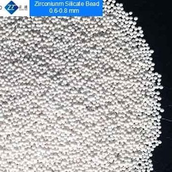 Hạt cứng silicat 0,6 - 0,8 Mm cho sắc tố / thuốc nhuộm Độ lỏng tốt